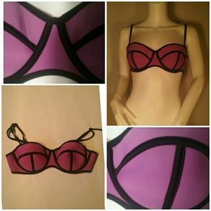 Sexy Purple Bikini Top